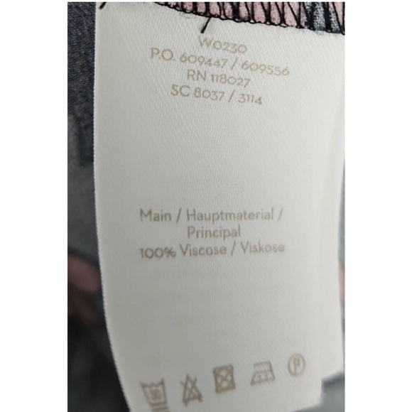 Boden Long Sleeve Dress in Green and Pink Floral - Picture 3 of 6